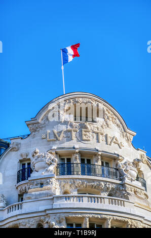 Hôtel Lutetia - Paris, France Banque D'Images
