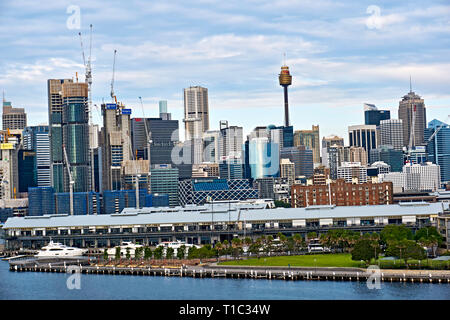 La ville de Sydney zone d'administration locale couvrant le quartier central des affaires et ses environs ville banlieue de la grande région métropolitaine de Banque D'Images