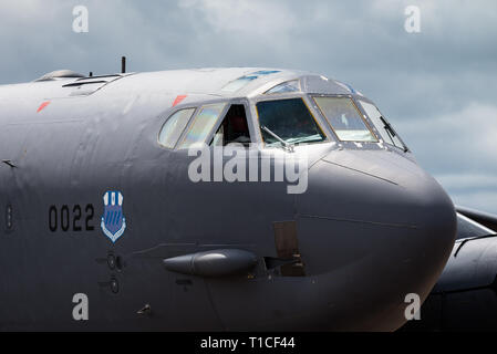 Un Boeing B-52 Stratofortress bombardier stratégique de l'United States Air Force au Royal International Air Tattoo 2017. Banque D'Images