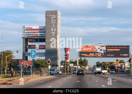 Centre commercial d'East Point, North Rand Road, Boxberg, la Province de Gauteng, Afrique du Sud Banque D'Images