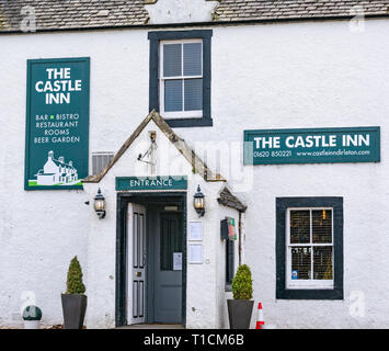 Le Castle Inn pub et restaurant, Dirleton Village, East Lothian, Scotland, UK Banque D'Images