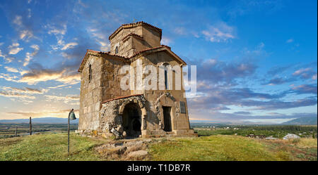 Photos et images de St Giorgi (St George) Église, Samtsevrisi, Géorgie (pays). Un exemple parfait d'un 7ème siècle "byzantin" église Croix arbre Banque D'Images