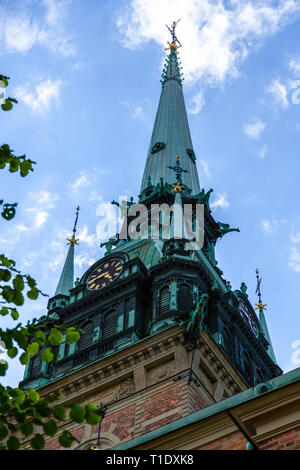 L'Église allemande dans la vieille ville de Stockholm, Gamla stan Banque D'Images