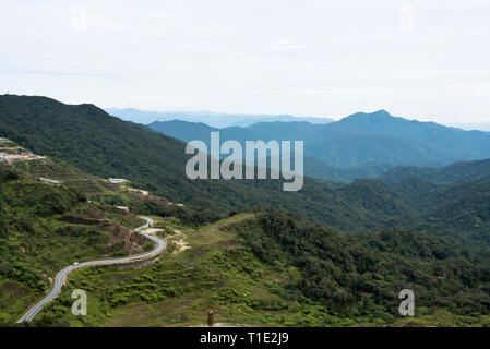 Paysage, Cameron Highlands, Pahang, Malaisie. Banque D'Images