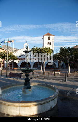 Arroyo del La Miel Church Benalmadena Costa del Sol Espagne Banque D'Images