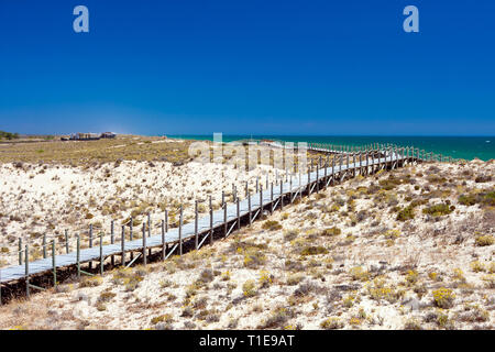 Plage de Quinta do Lago, Algarve, Portugal. Banque D'Images