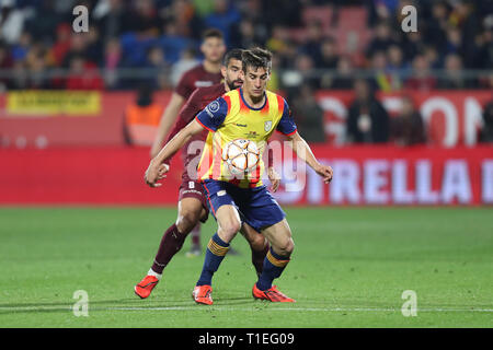 Girona, Espagne. Mar 25, 2019. 25 mars 2019 - Gérone, Catalogne, Espagne - Pere Pons de Catalogne pendant le match de football entre la Catalogne et le Venezuela le 25 mars 2019 au stade Montilivi à Gérone, Espagne. Credit : Manuel Blondeau/ZUMA/Alamy Fil Live News Banque D'Images