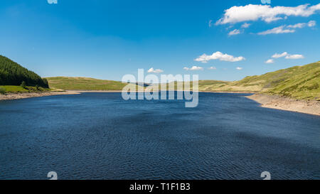 Paysage gallois au Nant-y-Moch réservoir, Ceredigion, Dyfed, Pays de Galles, Royaume-Uni Banque D'Images