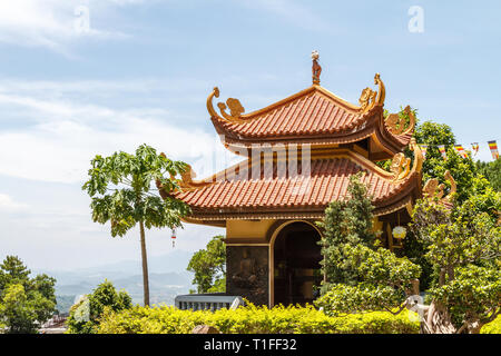 Tay Thien Truc Lam monastère bouddhiste Zen près de Hanoi, Vietnam. Banque D'Images