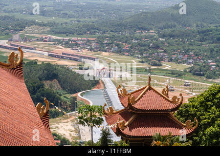 Tay Thien Truc Lam monastère bouddhiste Zen près de Hanoi, Vietnam. Banque D'Images