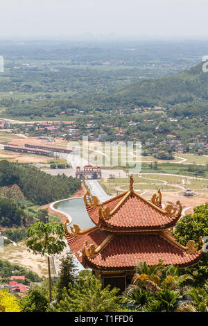 Tay Thien Truc Lam monastère bouddhiste Zen près de Hanoi, Vietnam. Banque D'Images