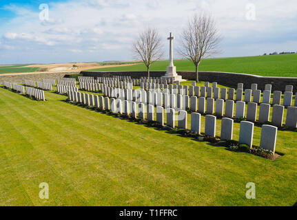 Ribecourt Road Cemetery Banque D'Images