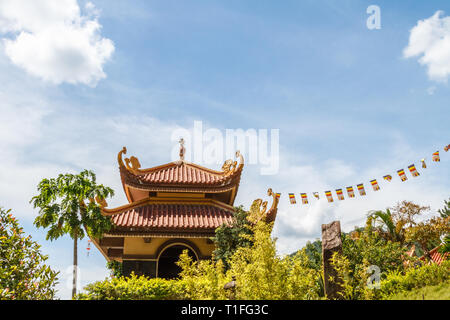 Tay Thien Truc Lam monastère bouddhiste Zen près de Hanoi, Vietnam. Banque D'Images