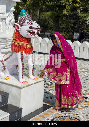 Shree Neelachala Seva Sangha Temple, Hauz Khas, New Delhi, Inde Banque D'Images