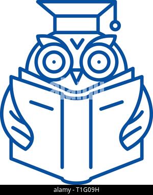 L'icône de la ligne de lecture avancée concept. Télévision Lecture avancée, signe, symbole vecteur illustration contour. Illustration de Vecteur