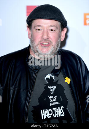 Johnny Vegas participant à la mangés par les Lions Premiere tenue à l'Hôtel Palais de Londres. Banque D'Images