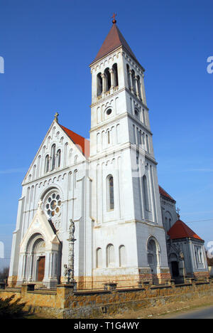 Église catholique romaine, Rabacsanak, Hongrie. Omnibusz katolikus, église, Rabacsanak Magyarorszag. Banque D'Images