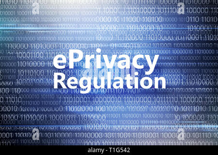 Réglementation générale en matière de protection des données à caractère personnel. Banque D'Images