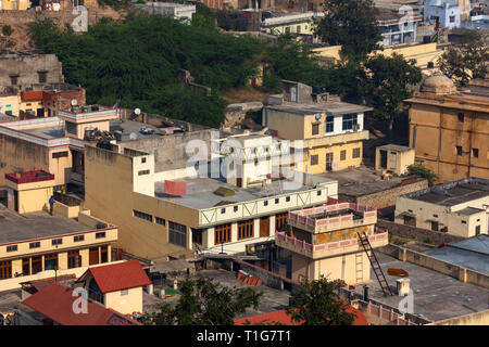 La vieille ville de Jaipur Banque D'Images