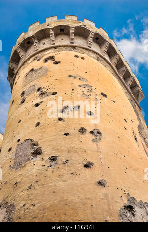 Torres de Quart (Torres de Quart) une partie de l'ancien mur de la ville de Valence. Banque D'Images