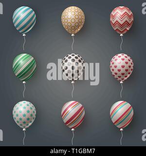 Joyeux anniversaire. Beau modèle sombre. Illustration de Vecteur