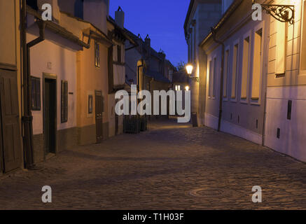 Ruelle d'or au château de Prague Banque D'Images