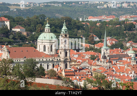 Prague : Vue de Mala Strana Banque D'Images