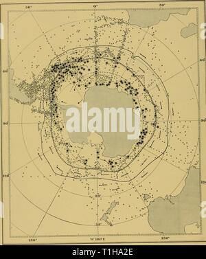 Rapports de découverte (1964) rapports de découverte discoveryreports32inst Année : 1964 62 rapports de découverte 20 Fig. 5 ch. Les concentrations principales de l'ancienne du krill de l'Antarctique. Banque D'Images