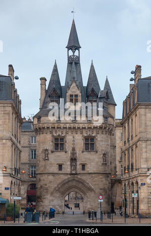 Bordeaux est une ville portuaire dans le sud-ouest de la France, capitale de la région de nouveau l'Aquitaine et la préfecture du département de la Gironde. Banque D'Images