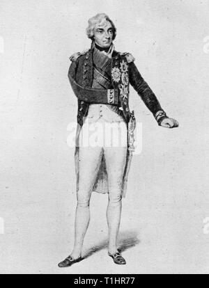 Amiral Horatio Nelson, 1st, vicomte Nelson (1758-1805), C1802. Après Henry Edridge (1768-1821). Nelson a été particulièrement noté pour ses compétences en leadership et en stratégie ainsi que pour ses tactiques non conventionnelles, notamment pendant les guerres napoléoniennes. Il a été blessé plusieurs fois au combat, perdant un bras et la vue dans un seul œil. De ses victoires, la plus célèbre est la bataille de Trafalgar en 1805, au cours de laquelle il a été abattu. Banque D'Images