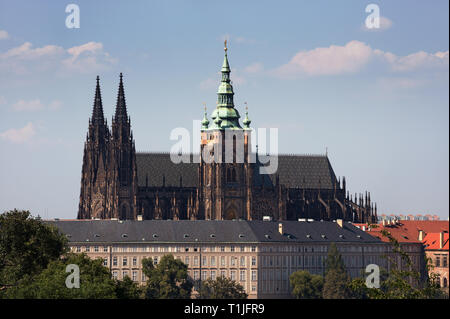 La cathédrale Saint-Guy à Prague Banque D'Images