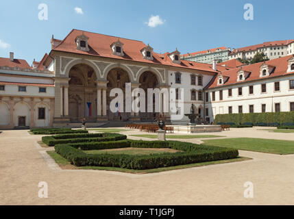 Palais Wallenstein à Prague Banque D'Images