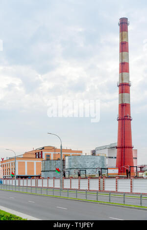 Brest, Biélorussie - Juillet 28, 2018 : Power Company Factory Banque D'Images