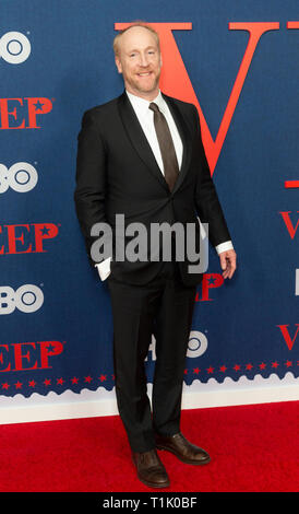 New York, États-Unis. Mar 26, 2019. New York, NY - 26 mars 2019 : Matt Walsh assiste à la première de HBO VEEP saison finale à l'Alice Tully Hall Crédit : lev radin/Alamy Live News Banque D'Images