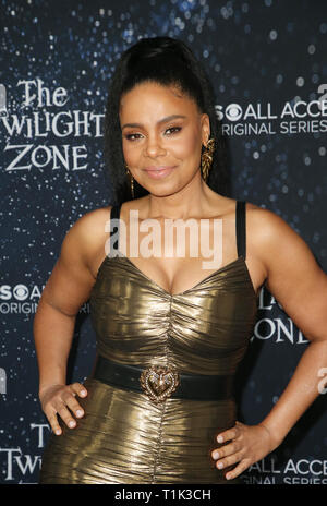 West Hollywood, CA, USA. Mar 26, 2019. 26 mars 2019 - West Hollywood, Californie - Sanaa Lathan. Tous les accès de CBS Nouvelle Série ''The Twilight Zone'' Premiere tenue à au Kodak Theater. Crédit photo : Faye Sadou/AdMedia Crédit : Faye Sadou/AdMedia/ZUMA/Alamy Fil Live News Banque D'Images