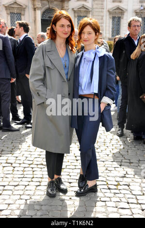 Rome, Italie. Mar 27, 2019. Rome arrive au Quirinal de candidats pour le prix David di Donatello présenté : Alice Rohrwacher, Alba Rohrwacher : Crédit Photo Agency indépendante/Alamy Live News Banque D'Images