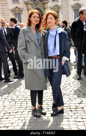 Rome, Italie. Mar 27, 2019. Rome arrive au Quirinal de candidats pour le prix David di Donatello présenté : Alice Rohrwacher, Alba Rohrwacher : Crédit Photo Agency indépendante/Alamy Live News Banque D'Images