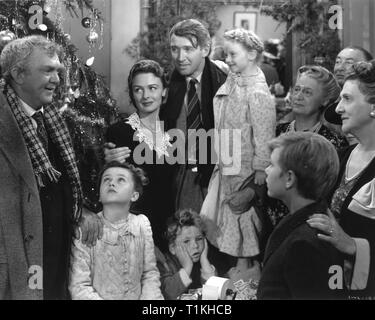 Thomas Mitchell Donna Reed James Stewart Beulah Bondi C'EST UNE VIE MERVEILLEUSE 1946 réalisateur Frank Capra Liberty Films / RKO Radio Pictures Banque D'Images