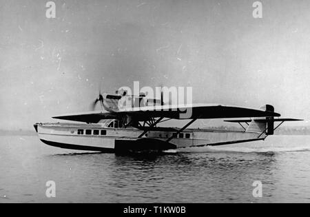 Transport / Transports, aviation, hydravion, flying boat Dornier Do R Superwal, vers 1924, Additional-Rights Clearance-Info-Not-Available- Banque D'Images