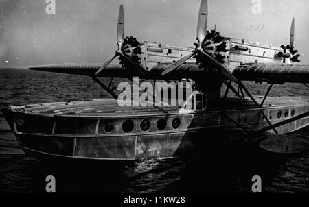 Transport / Transports, aviation, hydravion, flying boat ne R Superwal, Dornier, Manzell, 1926, Additional-Rights Clearance-Info-Not-Available- Banque D'Images