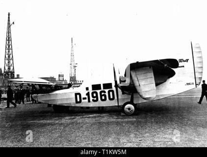 Transport / Transport, l'aviation, la recherche, l'avion expérimental Focke-Wulf F 19 Ente, 1930, Additional-Rights Clearance-Info-Not-Available- Banque D'Images