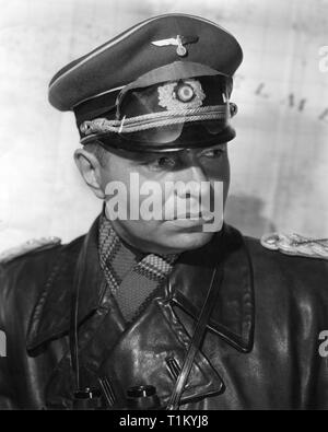 JAMES MASON comme le maréchal Erwin Rommel le Renard du désert 1951 réalisateur Henry Hathaway Twentieth Century Fox Banque D'Images