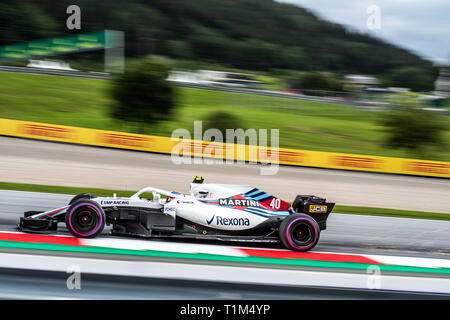 Spielberg/Autriche - 06/29/2018 - # 40 Robert Kubica (POL) dans sa Williams FW41 au cours du PC1 d'avance sur le Grand Prix d'Autriche 2018 au Red Bull Ring Banque D'Images