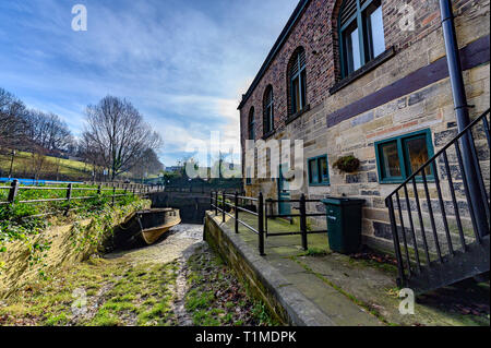 La vallée de Ouseburn, Newcastle upon Tyne, Royaume-Uni Banque D'Images