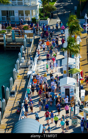 Key West, une île des États-Unis, la ville fait partie de l'archipel des Keys de Floride. C'est aussi le point le plus au sud de la Floride, située à environ 90 milles au nord de Cuba. F Banque D'Images