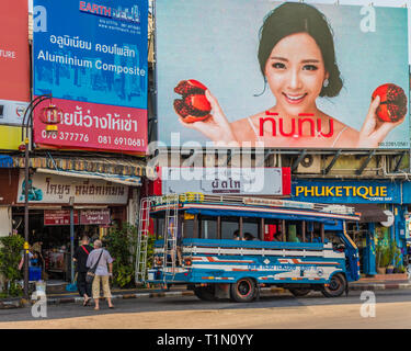 Une scène typique dans la ville de Phuket en Thaïlande Banque D'Images