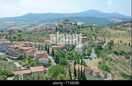 Castiglione D'Orcia, Toscane, Italie Banque D'Images