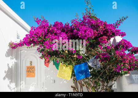 Maison de yoga sur Lanzarote, îles Canaries, Espagne Banque D'Images