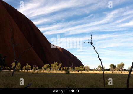Close-up, un grand angle, vue sur Kata Tjuṯa, un groupe de grandes formations de roche, bombé dans Uluṟu-Kata Tjuṯa National Park, Territoire du Nord, Australie Banque D'Images
