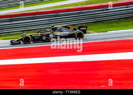 Spielberg/Autriche - 06/29/2018 - # 55 Carlos Sainz (ESP) dans son Reault L.R.18 pendant le PC2 lors du Red Bull Ring en avance sur le Grand Prix d'Autriche 2018 Banque D'Images